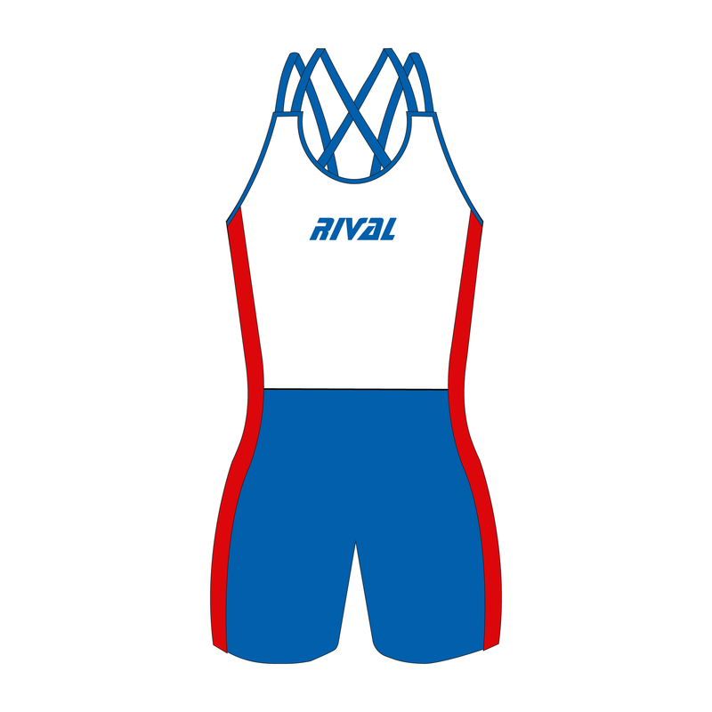 Blue/Red Strappy AIO